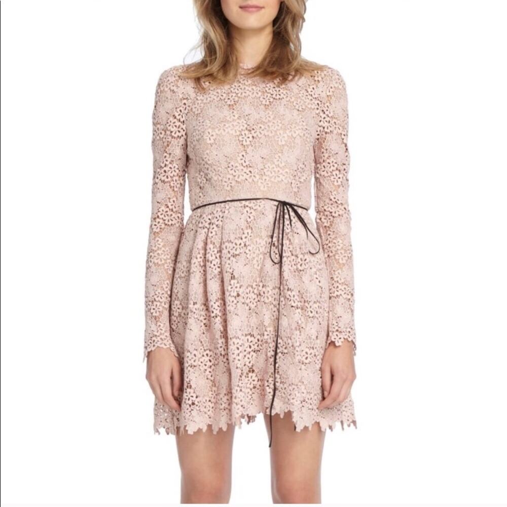 Monique Lhullier ML Lace Mini Dress